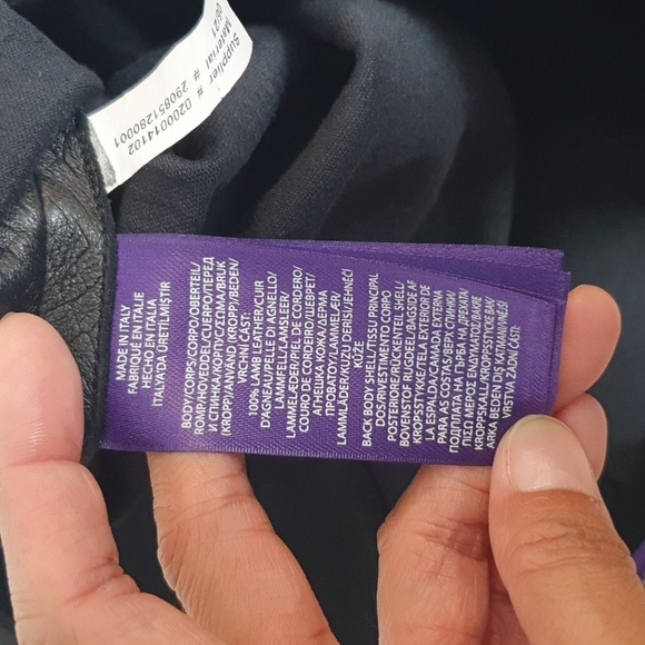 Ralph Lauren Purple Label Lamb Leather Side-zip Pants - Picture 5 of 12